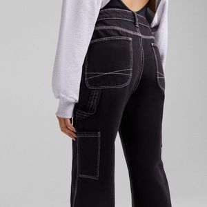 Bershka Contrast Seam Cargo Jeans